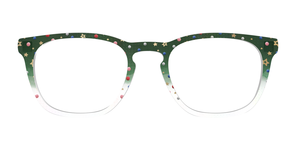 The Holiday Bauble with Foil Crystal - Front Top Image - Pair Eyewear