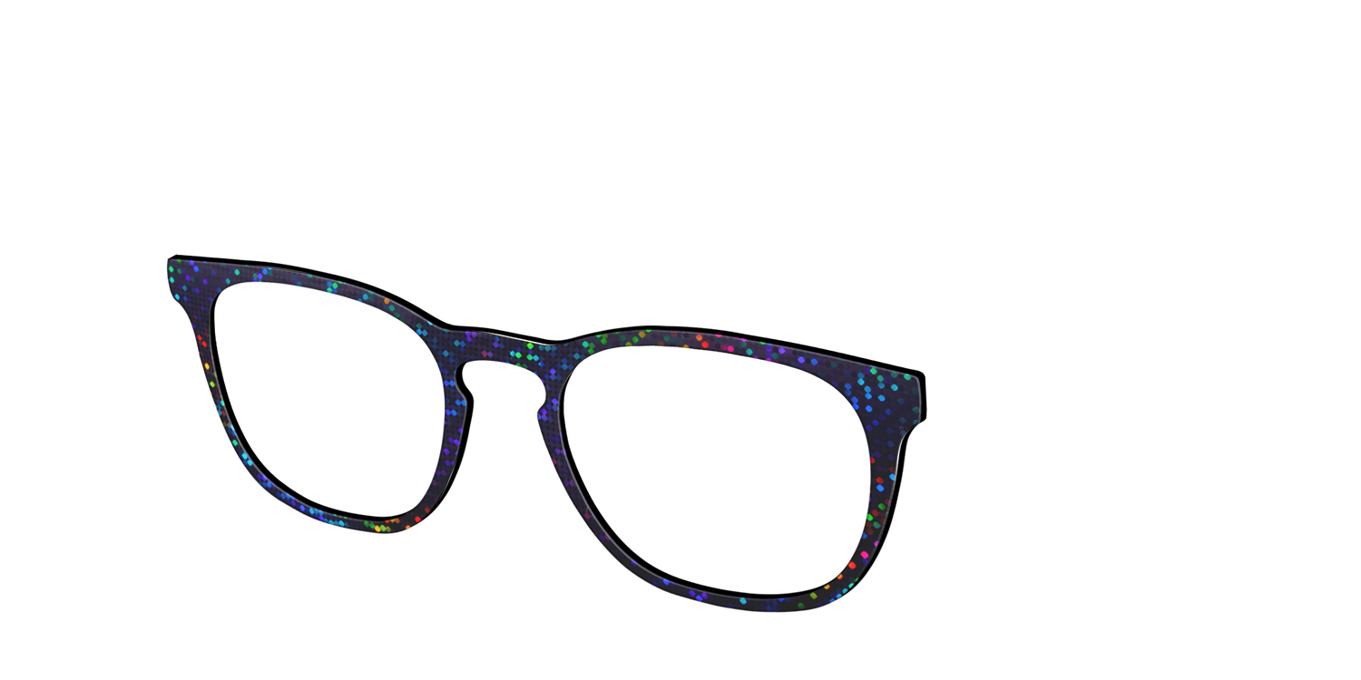 The Holographic Dots - Angle Top Image - Pair Eyewear