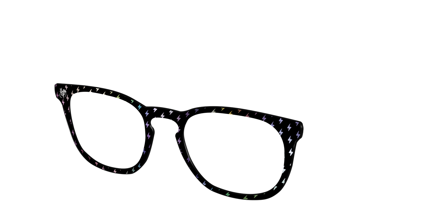 The Holographic Lightning Bolts - Angle Top Image - Pair Eyewear