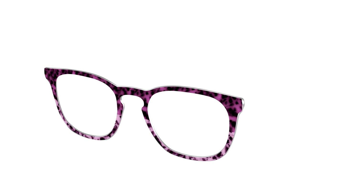 The Huckleberry Tortoise Split - Angle Top Image - Pair Eyewear