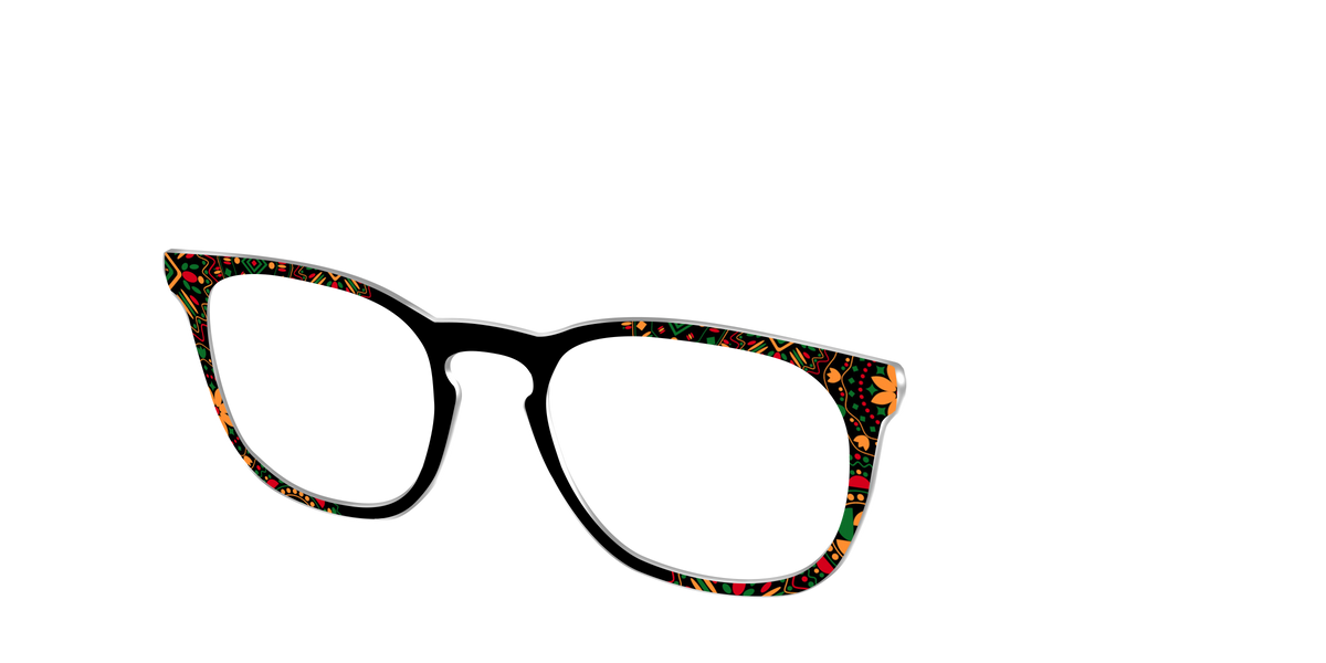 The Kwanzaa Medallion - Angle Top Image - Pair Eyewear