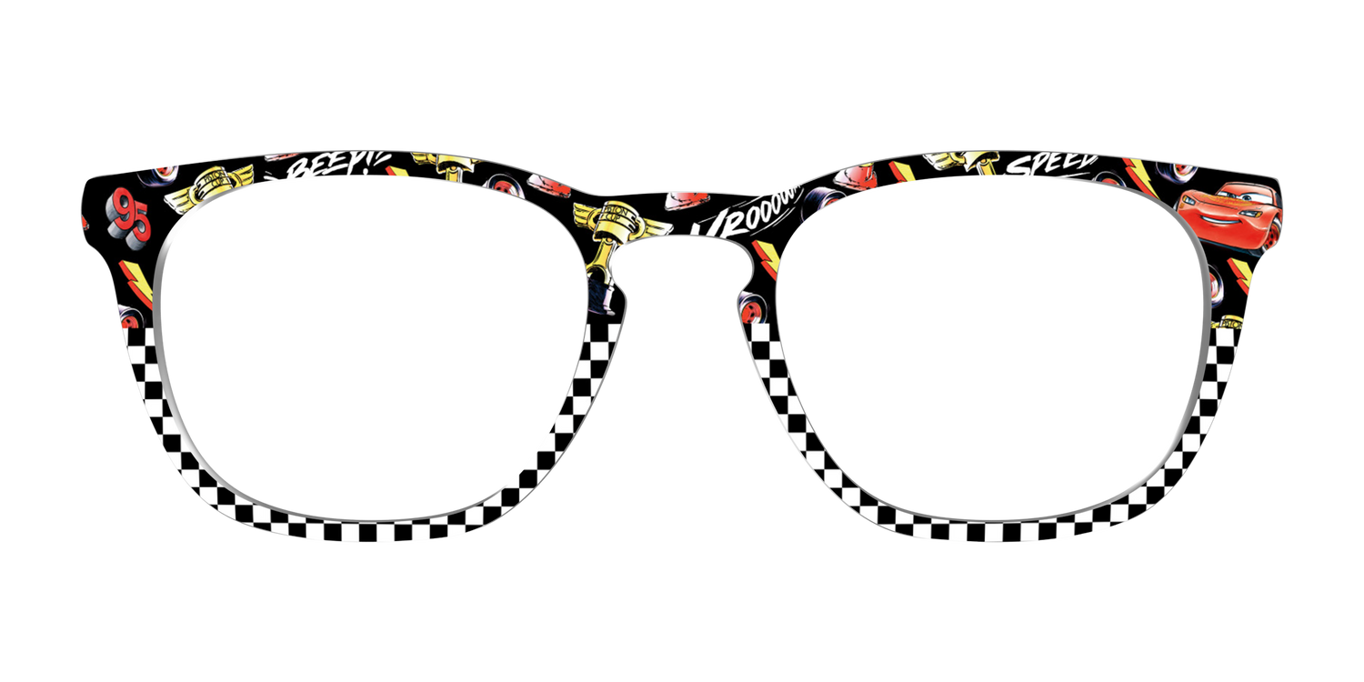 Lightning Mcqueen Speed Split - Front Top Image - Pair Eyewear