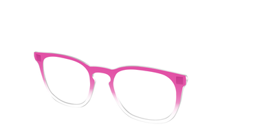 The Magenta Gradient Crystal - Angle Top Thumbnail - Pair Eyewear