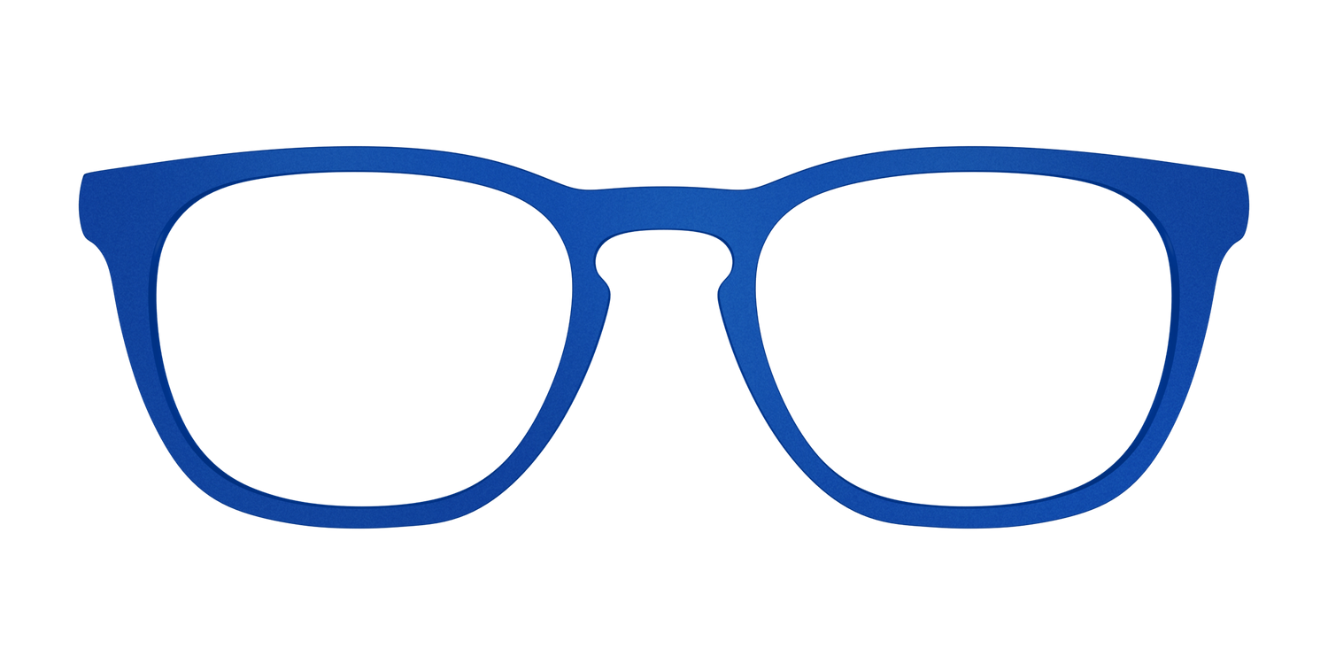The Matte Indigo - Front Top Image - Pair Eyewear