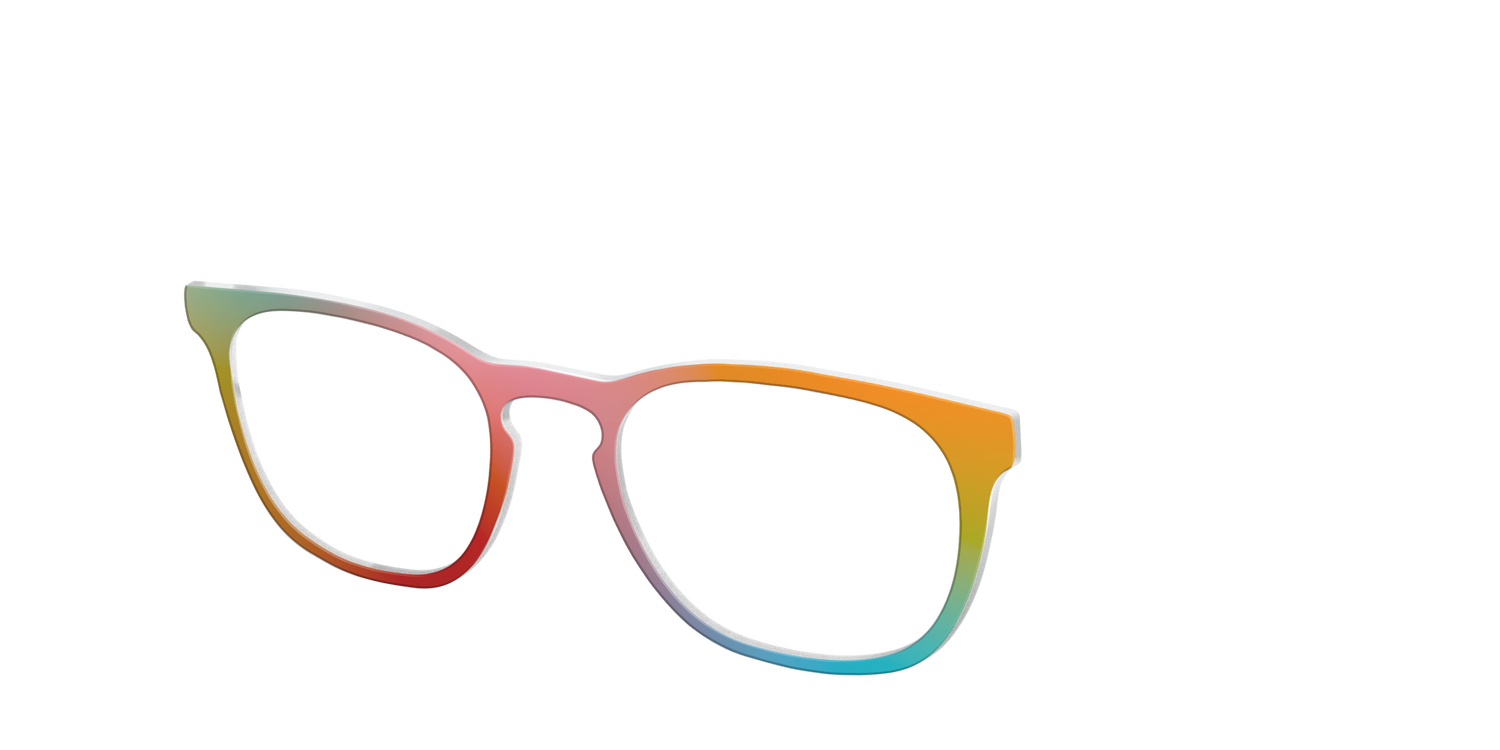 The Mirage Gradient - Angle Top Image - Pair Eyewear