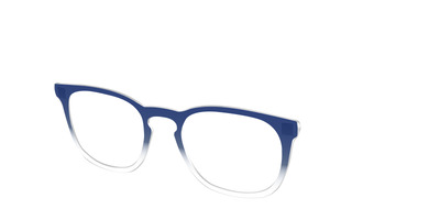 The Navy Gradient Crystal - Angle Top Thumbnail - Pair Eyewear