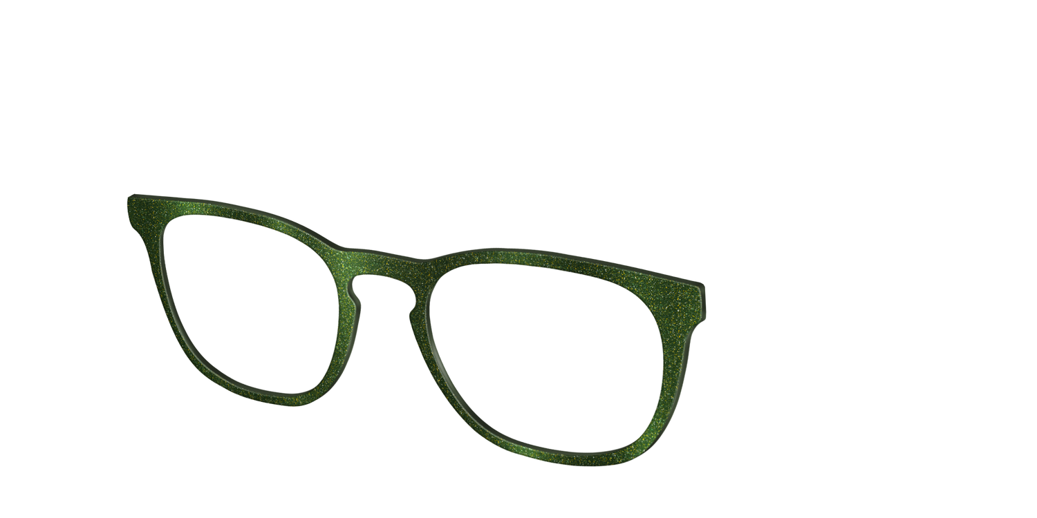 The Olive Shimmer - Angle Top Image - Pair Eyewear