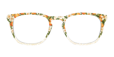 The Orange Blossom Glitter Crystal - Front Top Thumbnail - Pair Eyewear