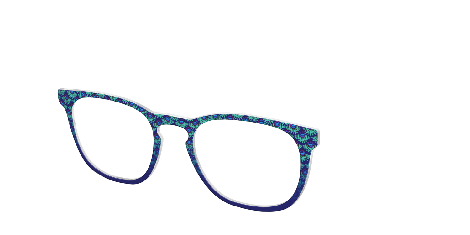 The Peacock Scallop - Angle Top Image - Pair Eyewear