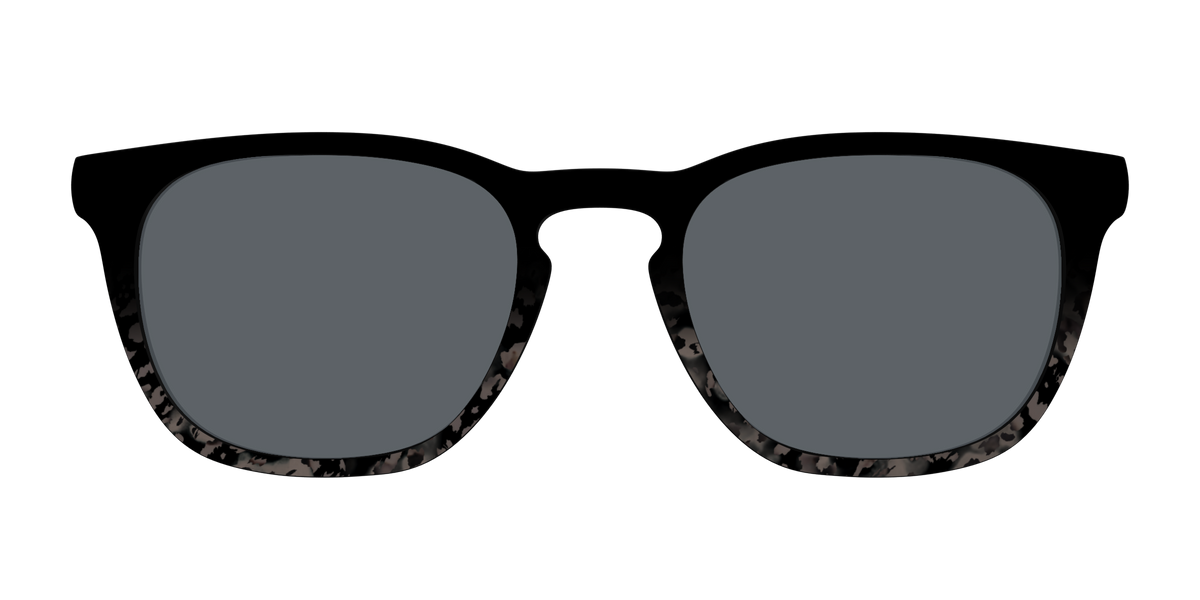 The Polarized Shaded Tortoise Sun Top - Front Top Image - Pair Eyewear
