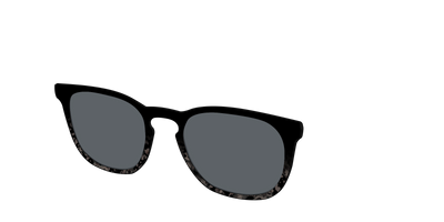The Polarized Shaded Tortoise Sun Top - Angle Top Thumbnail - Pair Eyewear