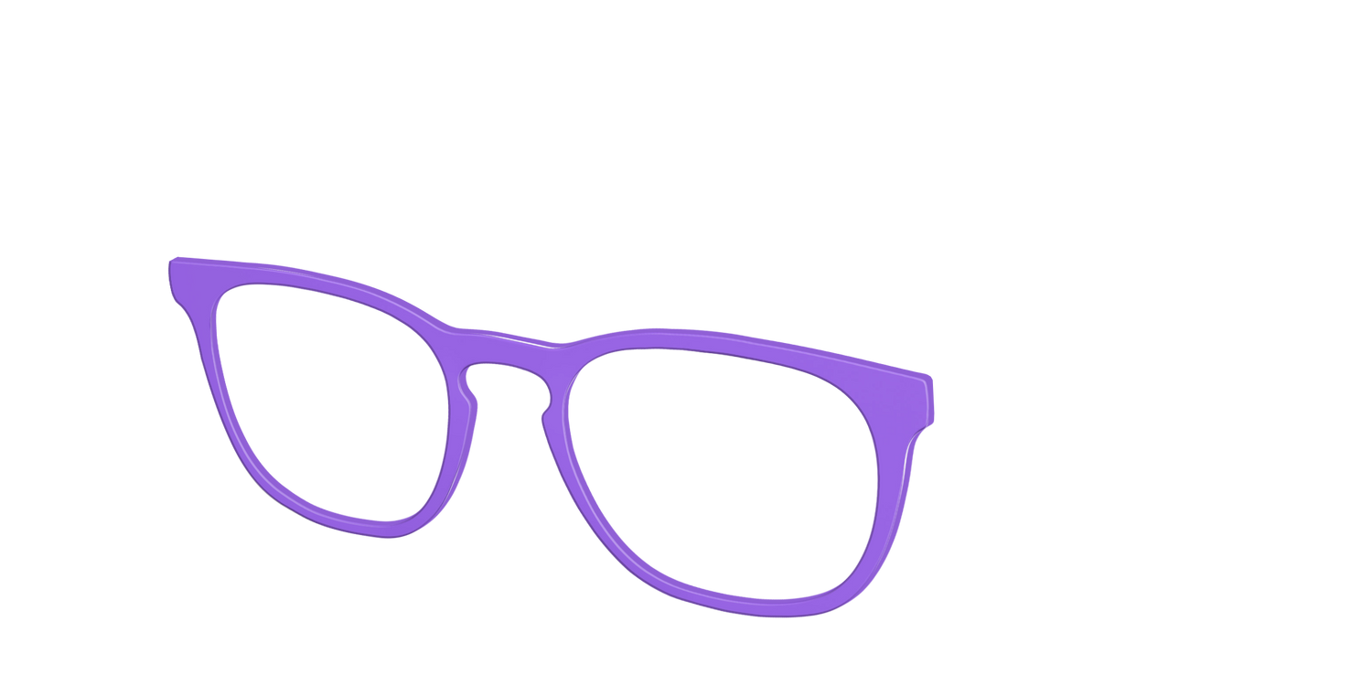 The Purple - Angle Top Image - Pair Eyewear