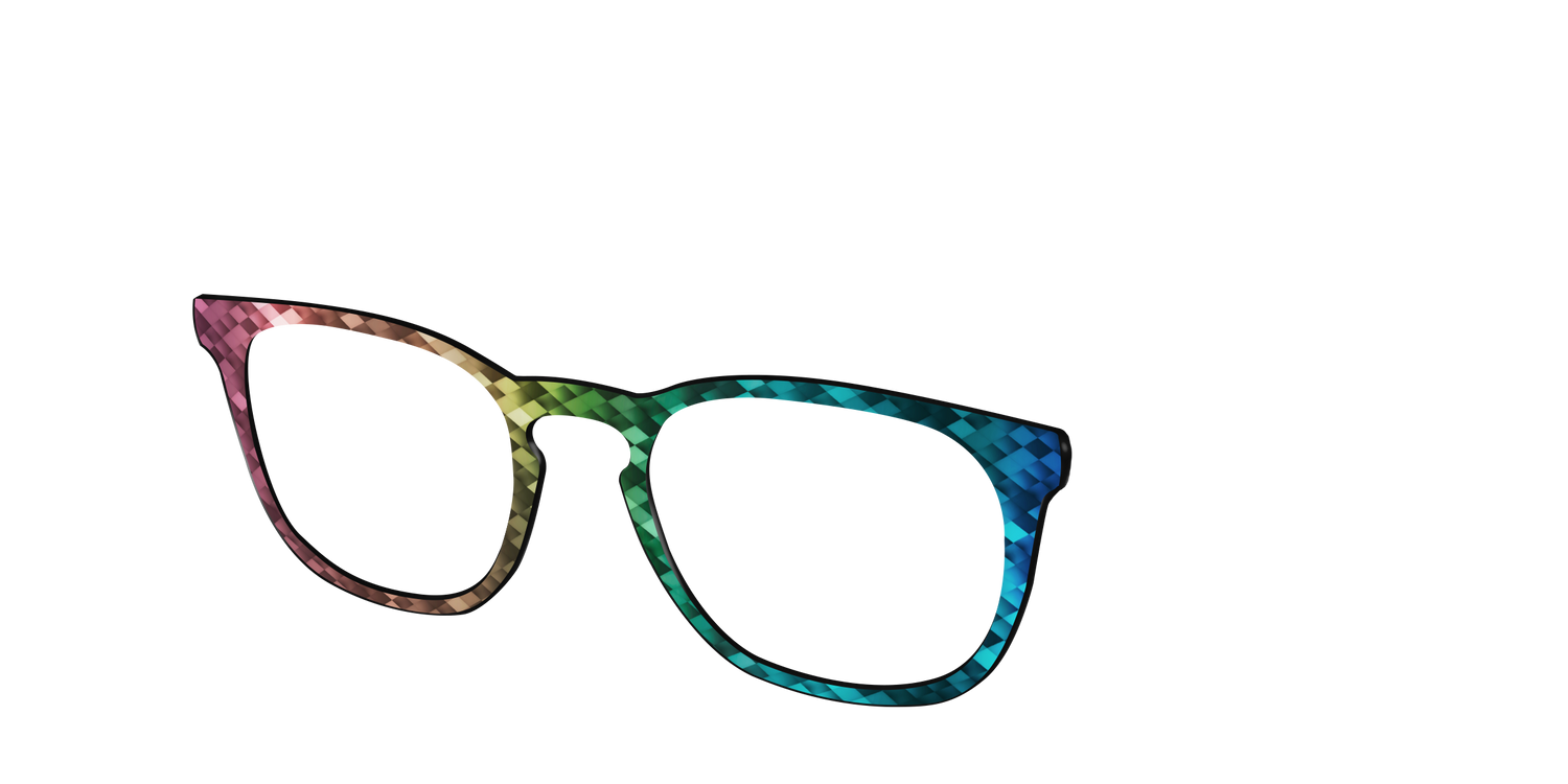 The Rainbow Prism - Angle Top Image - Pair Eyewear