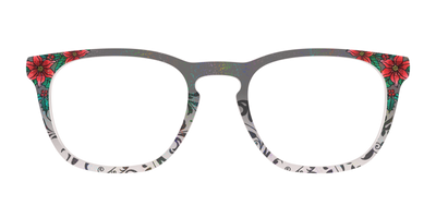The Romantic Poinsettia Holographic Crystal - Front Top Thumbnail - Pair Eyewear