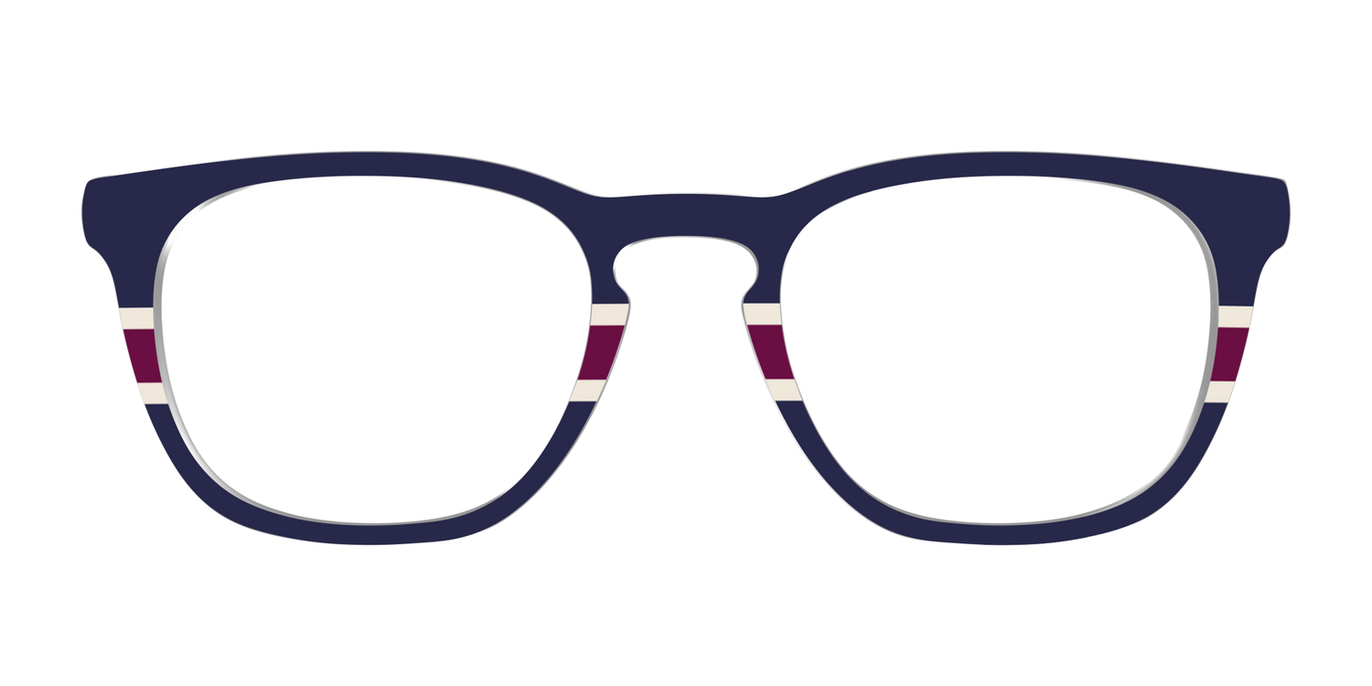 The Rugby Stripes - Front Top Image - Pair Eyewear