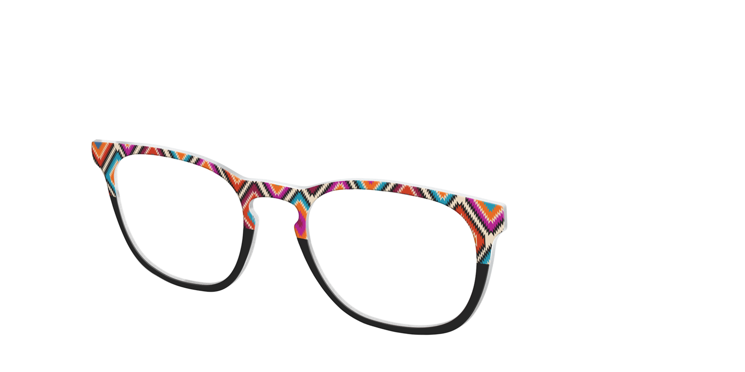 The Sarape Split - Angle Top Image - Pair Eyewear