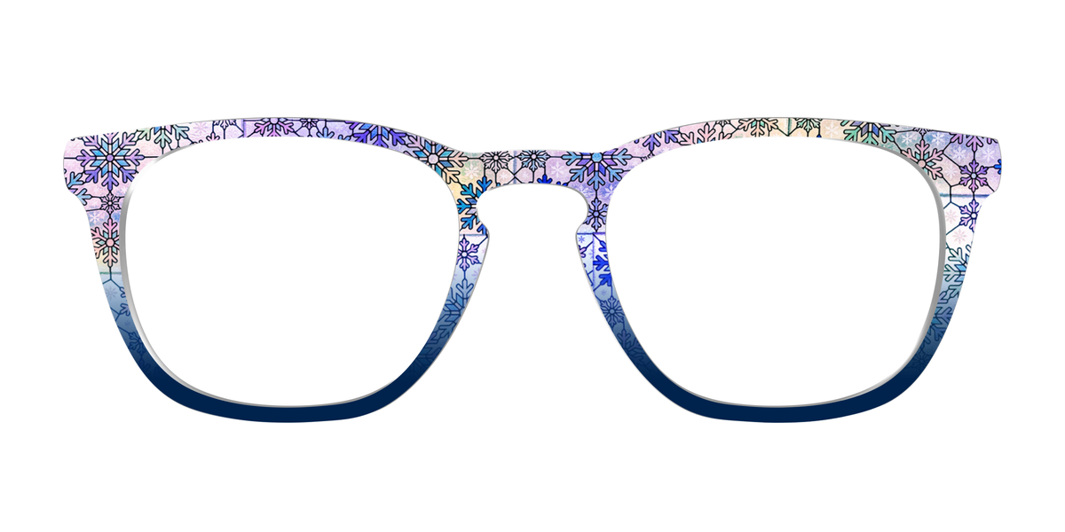 The Snowfall Stained Glass - Front Top Image - Pair Eyewear