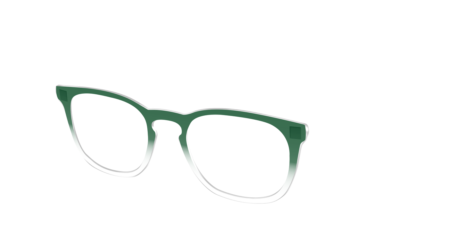 The Spruce Gradient Crystal - Angle Top Image - Pair Eyewear