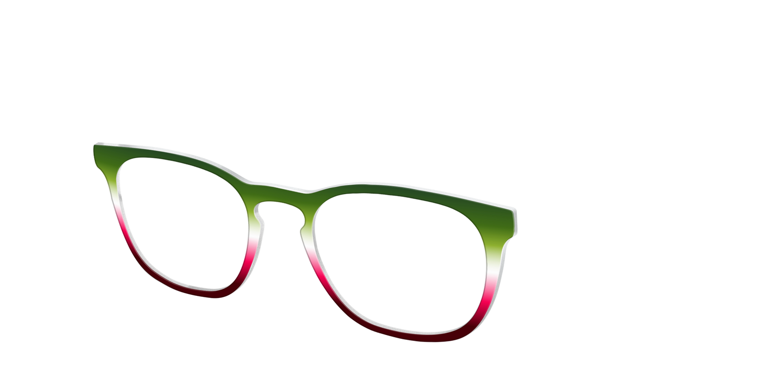 The Tricolore Gradient - Angle Top Image - Pair Eyewear