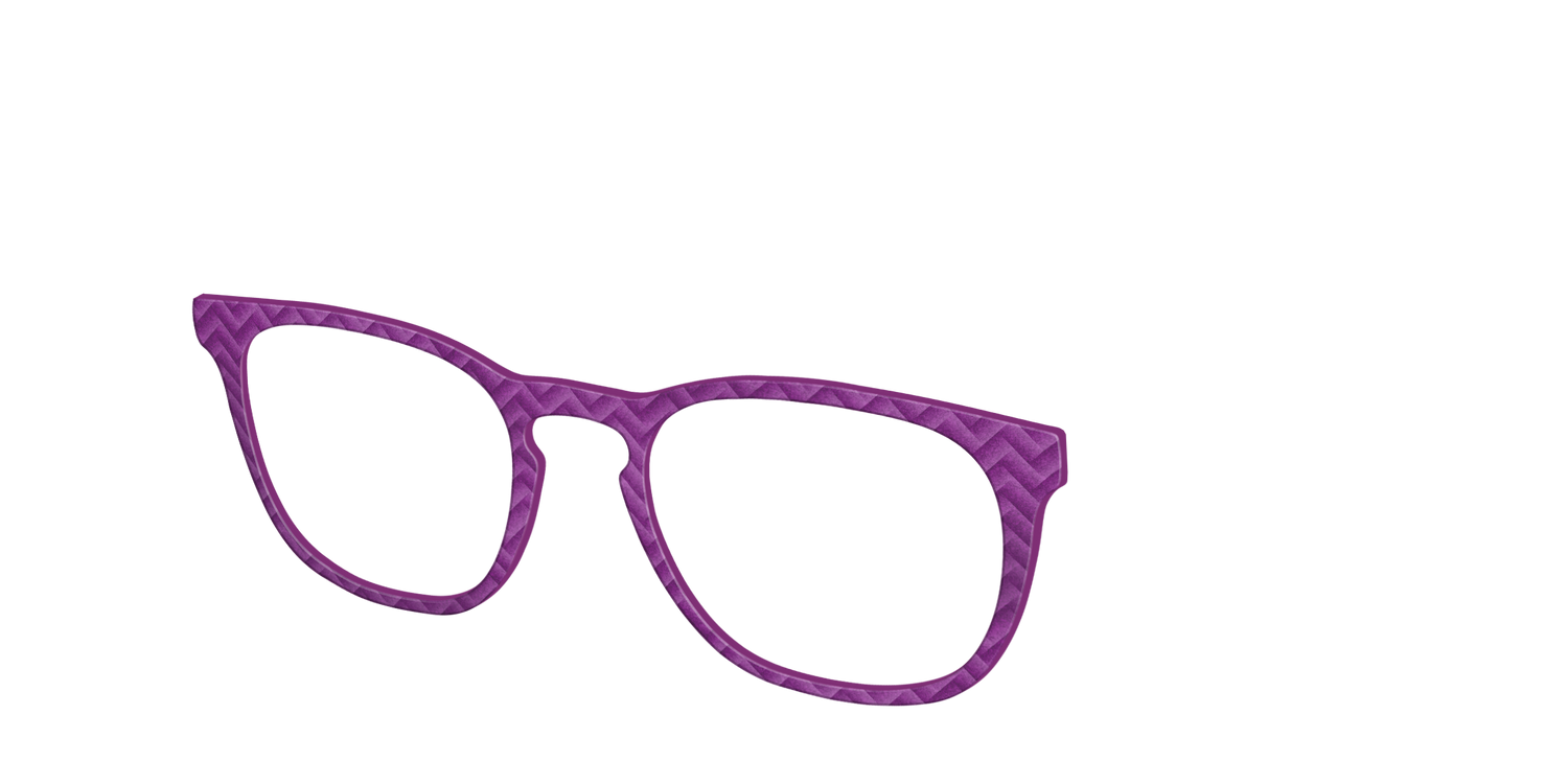 The Violet Herringbone - Angle Top Image - Pair Eyewear