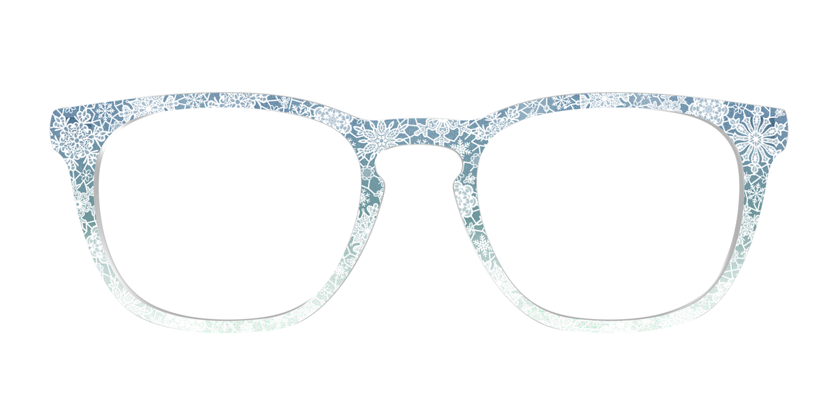 The White Lace Snowflake Crystal - Front Top Image - Pair Eyewear