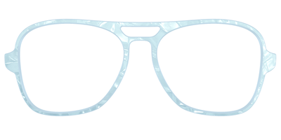 The Aquamarine Pearl Marble - Front Top Thumbnail - Pair Eyewear