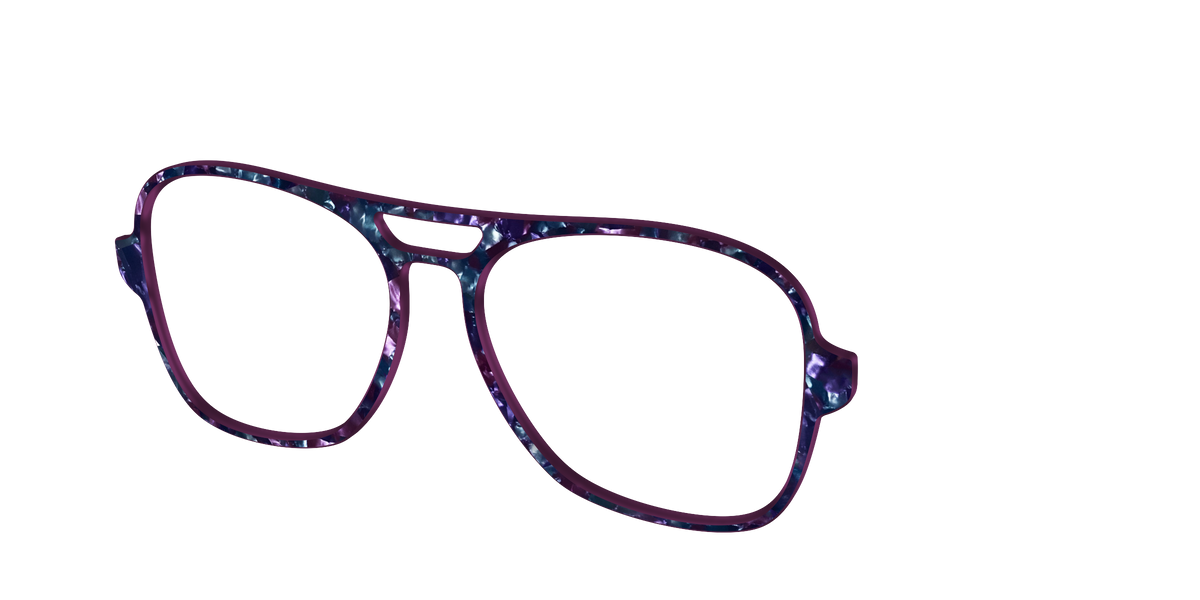 The Black Opal Pearl Tortoise - Angle Top Image - Pair Eyewear