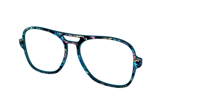 The Black Prismatic Pearl Tortoise - Angle Top Thumbnail - Pair Eyewear