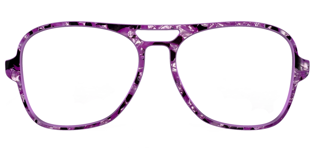 The Dark Orchid Pearl Tortoise - Front Top Image - Pair Eyewear