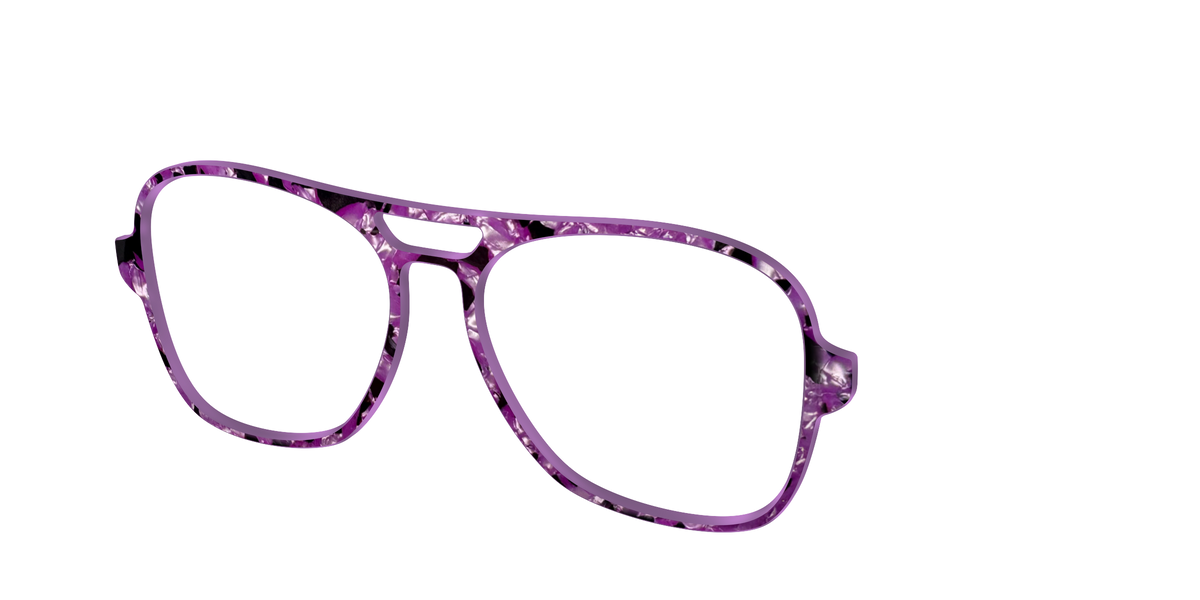 The Dark Orchid Pearl Tortoise - Angle Top Image - Pair Eyewear