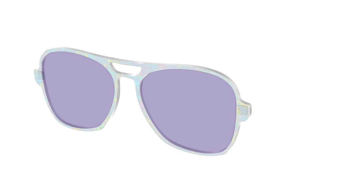 The Dazzling Opal with Celestial Purple Lens - Angle Top Image - Pair Eyewear