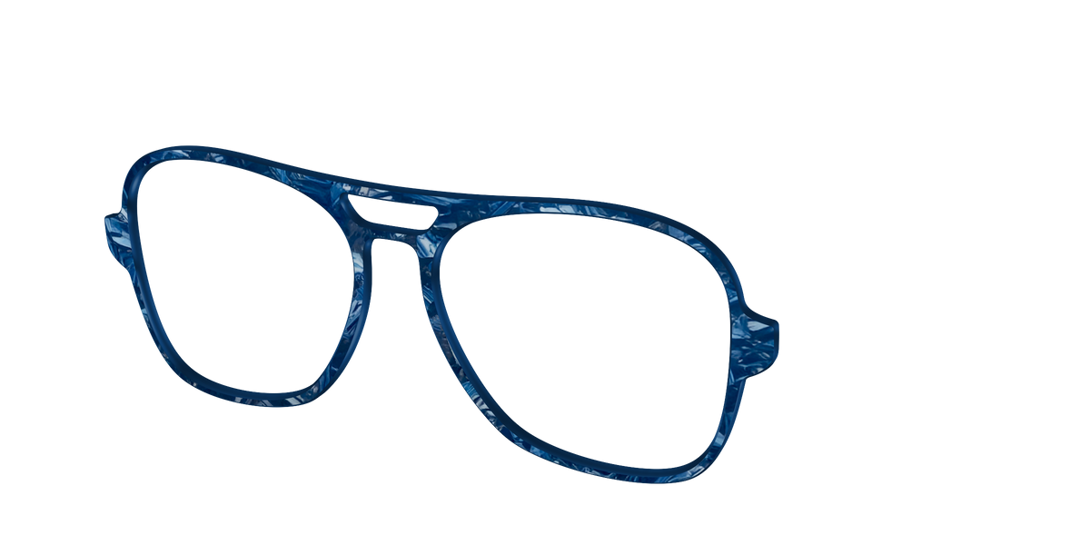 The Deep Slate Pearl Marble - Angle Top Image - Pair Eyewear