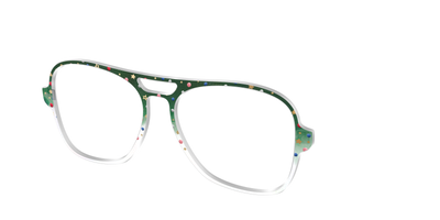 The Holiday Bauble with Foil Crystal - Angle Top Thumbnail - Pair Eyewear