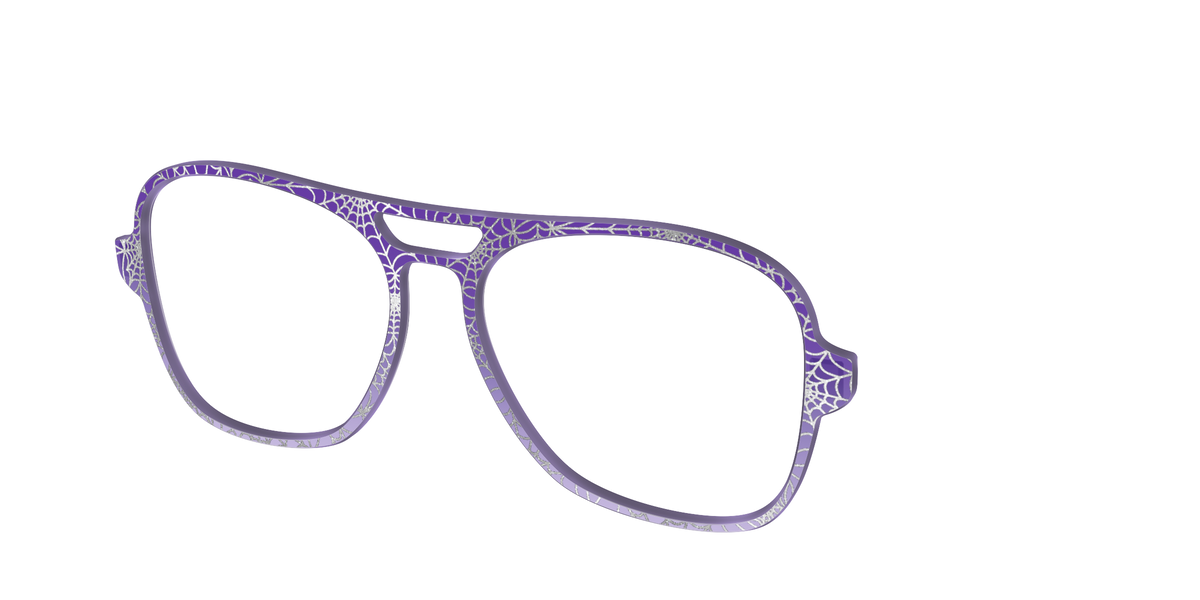 The Holographic Purple Webbed Crystal - Angle Top Image - Pair Eyewear