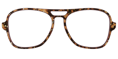 The Sandalwood Tortoise with Gold Foil - Front Top Thumbnail - Pair Eyewear