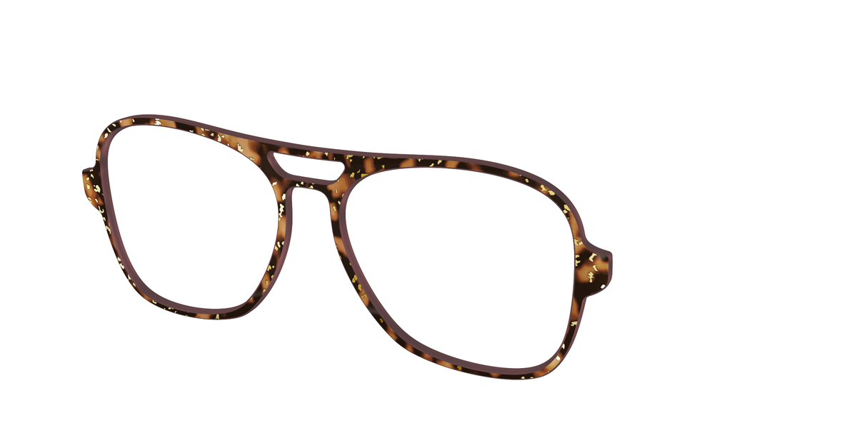 The Sandalwood Tortoise with Gold Foil - Angle Top Image - Pair Eyewear