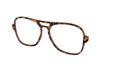 The Sandalwood Tortoise with Gold Foil - Angle Top Thumbnail - Pair Eyewear
