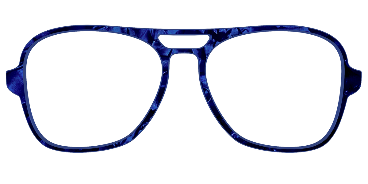 The Sapphire Pearl Marble - Front Top Image - Pair Eyewear