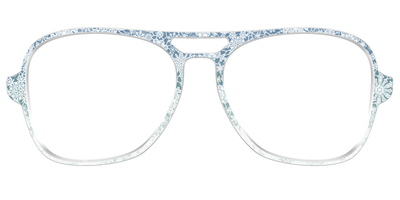 The White Lace Snowflake Crystal - Front Top Thumbnail - Pair Eyewear