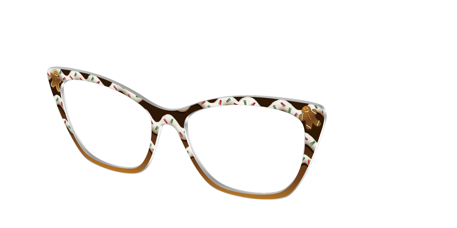 The Gingerbread Piping - Angle Top Image - Pair Eyewear