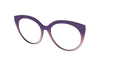 The Acai to Blush Gradient - Angle Top Thumbnail - Pair Eyewear