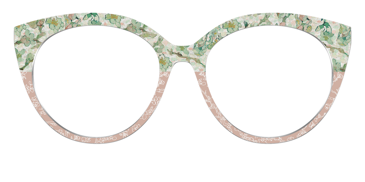 The Almond Blossom Split - Front Top Image - Pair Eyewear