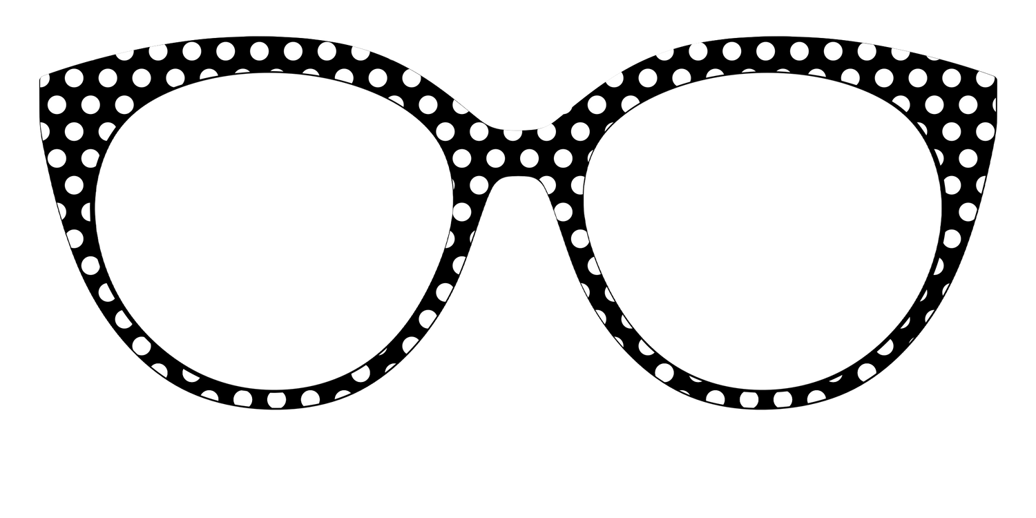 The Black Polka Dots - Front Top Image - Pair Eyewear