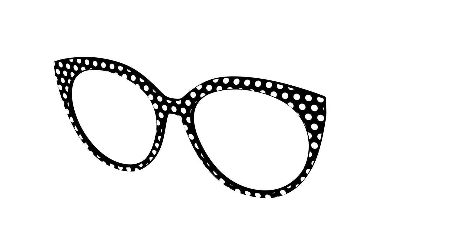 The Black Polka Dots - Angle Top Image - Pair Eyewear