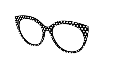 The Black Polka Dots - Angle Top Thumbnail - Pair Eyewear