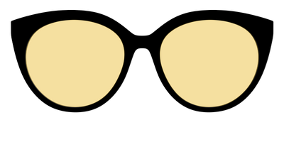 The Black with Driving Lens - Front Top Thumbnail - Pair Eyewear