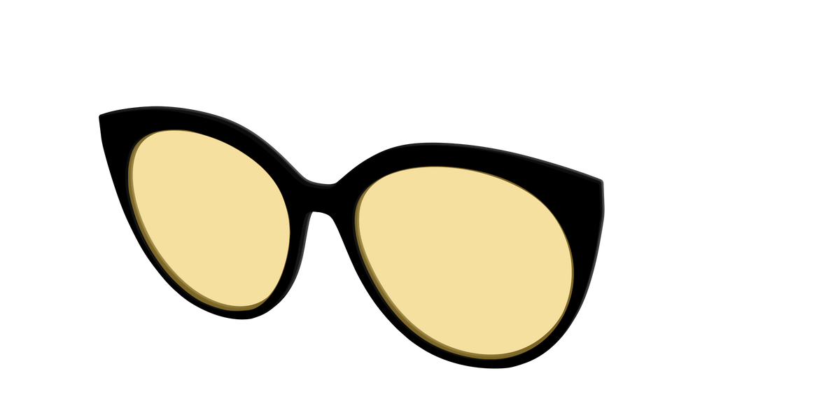 The Black with Driving Lens - Angle Top Image - Pair Eyewear
