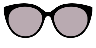 The Black with Gray Gaming lens - Front Top Thumbnail - Pair Eyewear