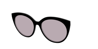 The Black with Gray Gaming lens - Angle Top Thumbnail - Pair Eyewear