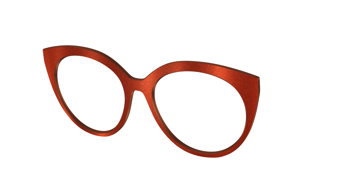 The Burnt Orange Shimmer - Angle Top Image - Pair Eyewear